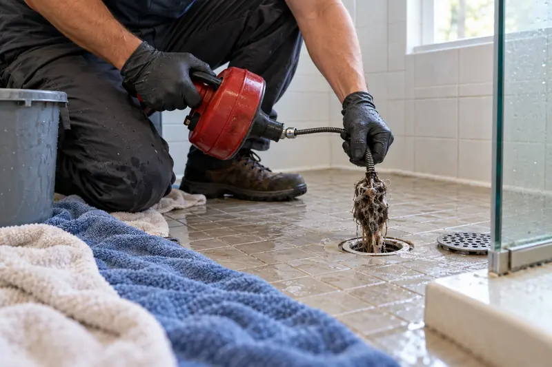 Bathroom drain cleaning in Waxahachie