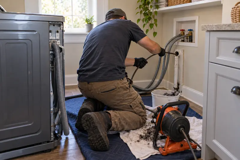 Laundry drain cleaning in Waxahachie