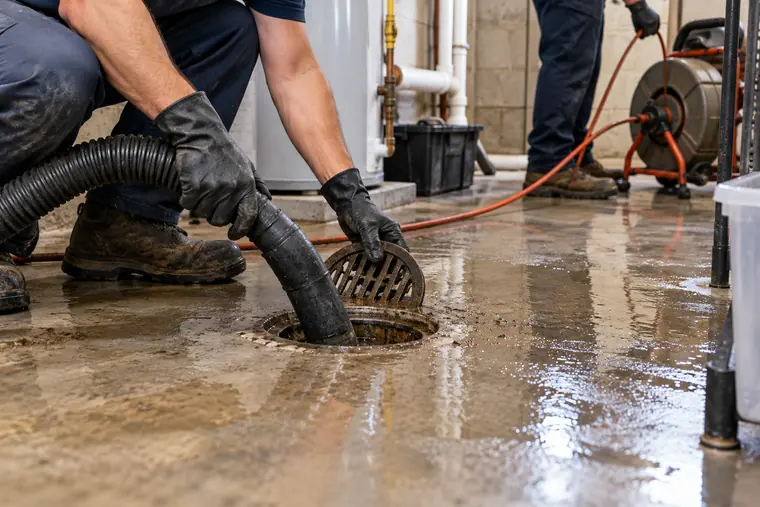 Sewer backup service in Waxahachie