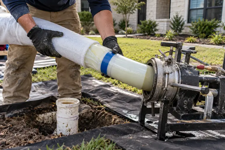 Trenchless sewer repair in Waxahachie